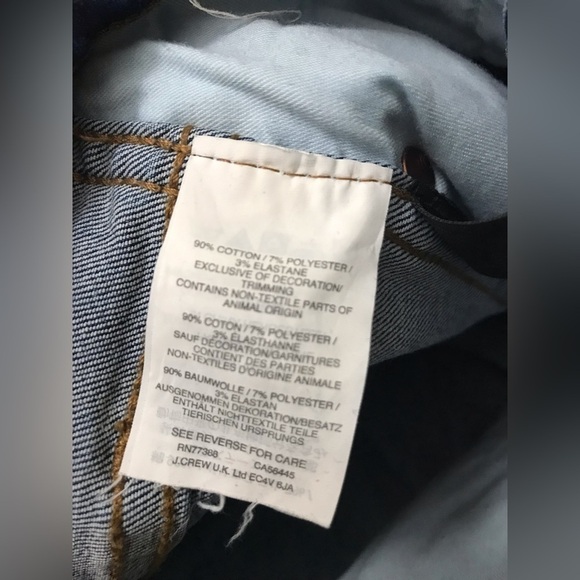 Madewell Womens 10” High Rise Raw Hem Distressed Button Fly Skinny Jeans Size 26 - Picture 10 of 11